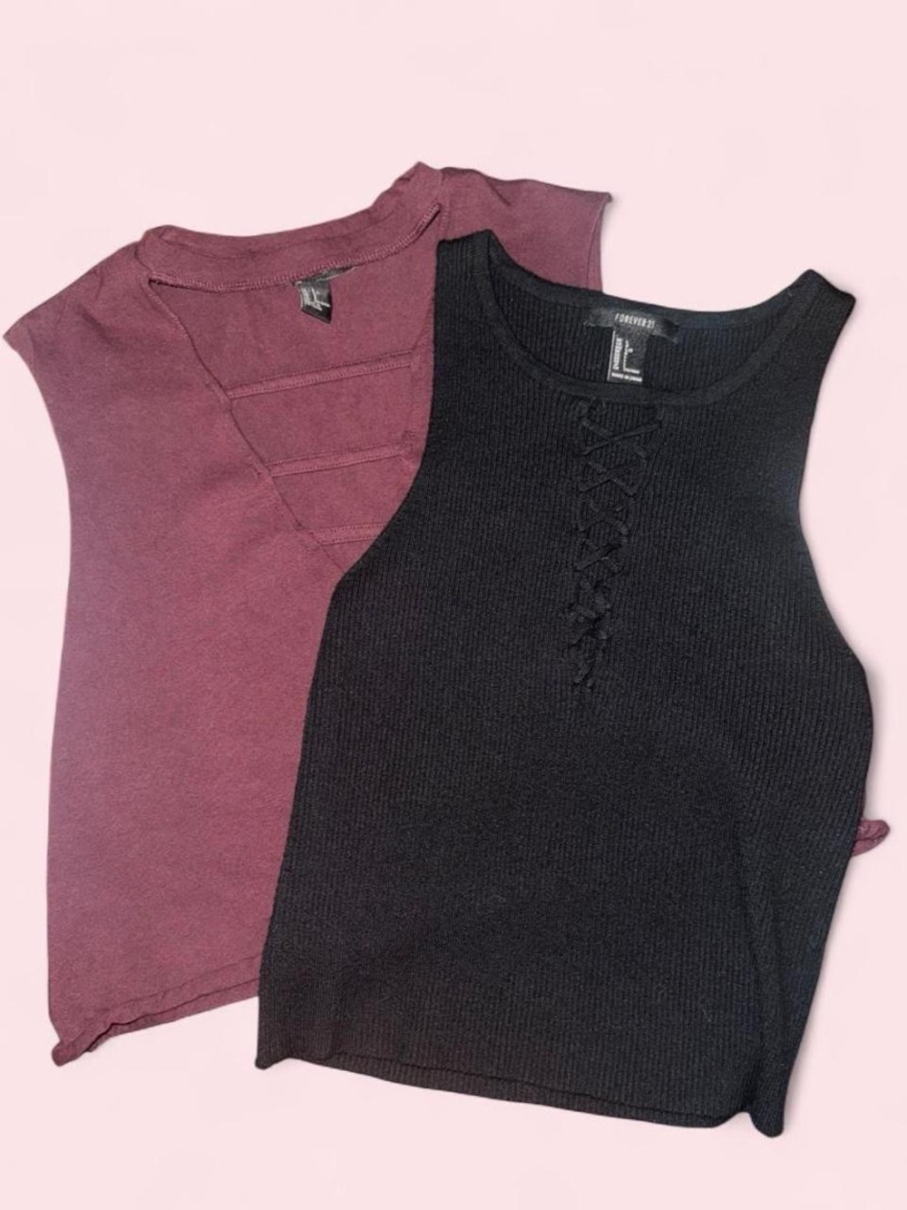 Set of 2 Forever 21 Cropped Tops